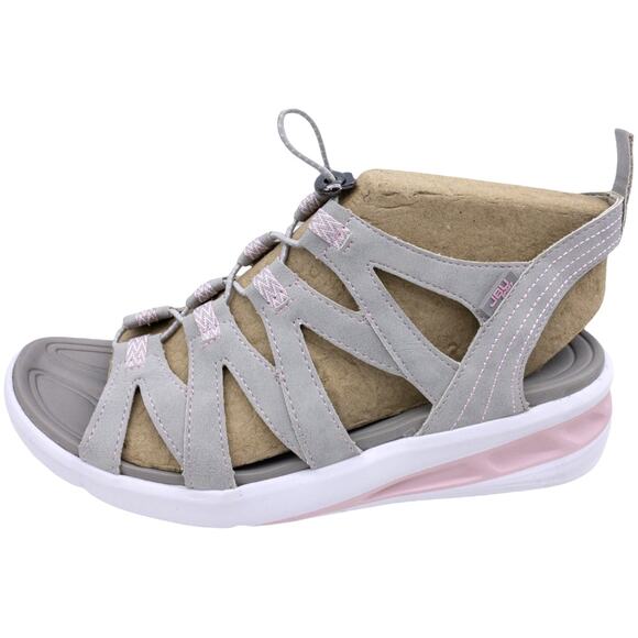 JBU Jambu Prism Strap Sandals Women's Size 9 Gray & Petal Pink - Picture 1 of 7
